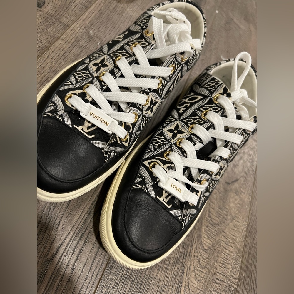 Louis Vuitton 1854 Stellar jacquard Leather Sneakers